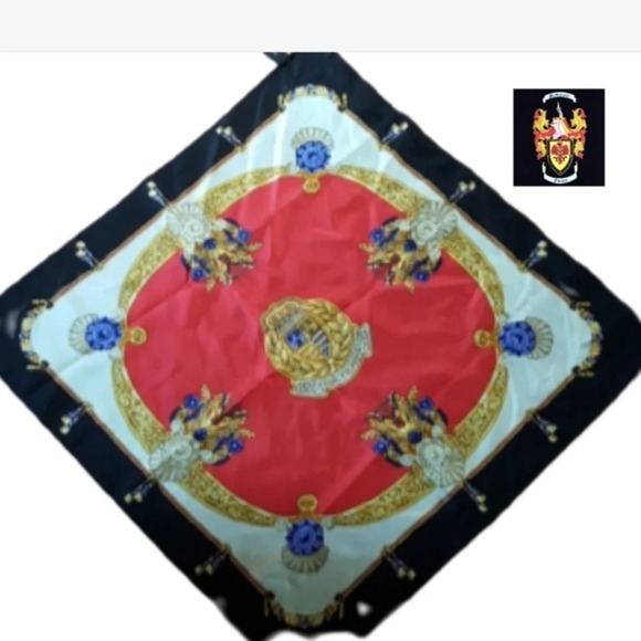 Coat of‎ Arms Silk Scarf - Picture 1 of 6